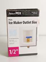 Apollo Pex Icemaker Outlet Box 1/2 in. Brass PEX-B Barb 1003-853-112 APX... - £17.83 GBP