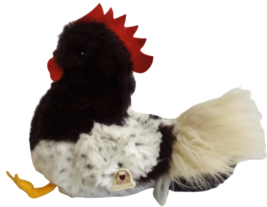 Heartline Vintage Rooster Plush 1986 13&quot; Inch Stuffed Farm Animal Chicken Toy - £11.57 GBP
