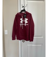 BNWT UA Rival Fleece Logo Hoodie,Women, 1356318 SM(Loose), League Red/Wh... - €29,95 EUR