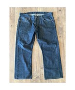Levi&#39;s 514 Straight Fit Red Tab 5 Pocket Dark Wash Denim Jeans Men&#39;s Siz... - £19.63 GBP