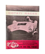 Vintage Auto Race Program July 15-16 1961 Cotati Races Sports Cars Motor... - $95.89 CAD
