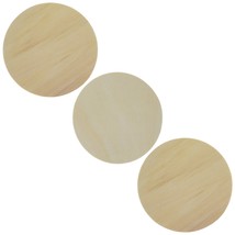 3 Unfinished Wooden Circle Shapes Cutouts DIY Crafts 4 Inches - $18.99