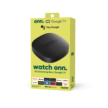 Onn. Google TV 4K Streaming Box Chromecast Built -In - £20.37 GBP