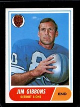 1968 Topps #208 Jim Gibbons Vg+ Lions *XR26296 - £1.35 GBP