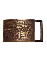 Levi Strauss Belt Buckle Original Riveted XX Made in USA Western Jeans V... - $23.40