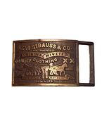Levi Strauss Belt Buckle Original Riveted XX Made in USA Western Jeans V... - $23.40