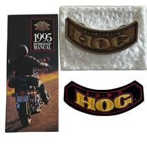 Harley-Davidson Owners Group H.O.G. HOG 1995 Patch &amp; Pin Set NOS W Membe... - £55.49 GBP