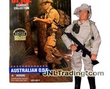 Year 1996 G.I. JOE Classic Collection 12&quot; Soldier Figure Brunette AUSTRA... - £89.30 GBP