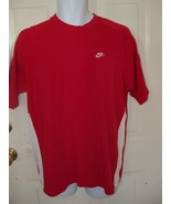 Nike Crew Neck Red/White Shirt Size Medium Men&#39;s EUC - $19.95