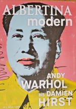 Andy Warhol Bis Damien Hirst- Original Exhibition poster- Albertina Museum- 2023 - £137.67 GBP