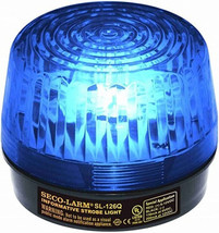 Seco-Larm SL-126Q/B Blue Strobe Light for 6 to 12-Volt Use - £17.38 GBP