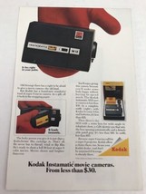 Print Ad Vtg 1967 Advertising Kodak Instamatic Movie Camera - £7.90 GBP
