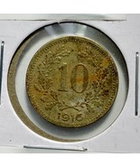 1916 Austria 10 Heller Coin #B011 - $131.52 MXN