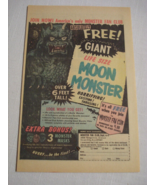 1971 Color Ad Giant Moon Monster Monster Fan Club, Union City, N.J. - $10.96 CAD