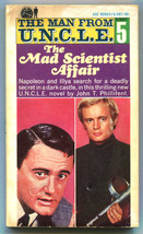 The Man from UNCLE 5 The Mad Scientist Affair John T Phillifent Ace G581  - $8.90