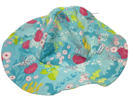 I Play Baby Wear Toddler Girls Sun Swim Bucket Hat 2T to 4T Chin Strap UPF 50+ - £10.69 GBP