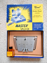Craig Master Splicer for all 8mm and 16mm films Model S3 w /box - $11.87