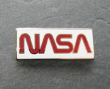 NASA SPACE AGENCY ASTRONAUT WHITE LAPEL PIN BADGE 1.25 National Aeronautics - £4.57 GBP
