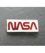 NASA SPACE AGENCY ASTRONAUT WHITE LAPEL PIN BADGE 1.25 National Aeronautics - £4.42 GBP