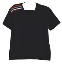 Mondo Men’s Black Logo Cotton Shirt T- Shirt Size 4XL Slim Fit Pre-Owned - £25.91 GBP