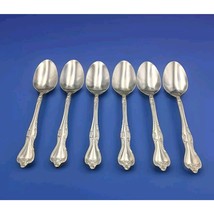 Oneida AZALEA Dinner Table Spoons LOT of 6 Stainless Flatware Floral 7.5 Inches - £21.62 GBP