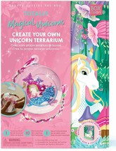 BOX CANDIY Rainbow Unicorn Terrarium Plastic Globe Sand Art Craft - £20.29 GBP
