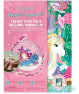 BOX CANDIY Rainbow Unicorn Terrarium Plastic Globe Sand Art Craft - £19.97 GBP