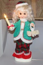 Christmas Tradition 24” Animated Doll Motionette Lighted BIG EYED LITTLE... - £46.54 GBP