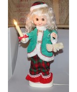 Christmas Tradition 24” Animated Doll Motionette Lighted BIG EYED LITTLE... - £46.96 GBP