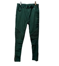 Green Moto Skinny Pants XS Extra Small NWOT - $9.89