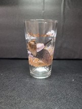 Gold Rimmed Budweiser Canadian Geese Unlimited Pint Glass Rare Vintage - $11.88