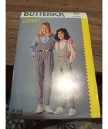 Butterick Pattern 4233 Girls Overalls &amp; Shirt  Sz 7-10 uncut - £5.72 GBP