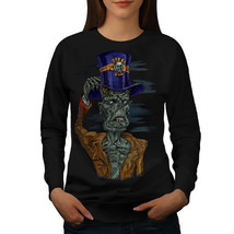 Wellcoda Sir Hat Apocalypse Womens Sweatshirt, Scary Casual Pullover Jumper - £23.10 GBP+