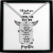 I&#39;ll Cry for You Forever – Memorial Tag Necklace for Men – Until We Meet... - $764.23 MXN+