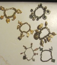 Lot of 6 Vintage Charm Bracelets  Coastal Nautical and more - $61.75