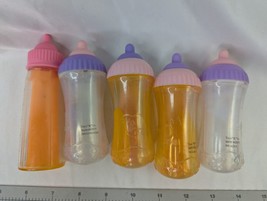 Toys R Use You &amp; Me Doll Bottle Orange Milk Magic Lot of 5 - $29.95