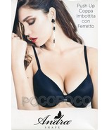 Women&#39;s Push Up Padded Underwire Bra Cup B Andra P282 Lingerie - $25.28 CAD+