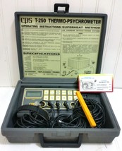 CPS T-250 Thermo-Psychrometer T250 Thermometer w/ Case + Probes Temp Seeker - $67.23