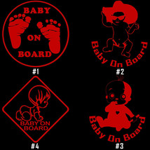 Baby in Car Kid on Board Child in Vehicle Window Kids Safety Vinyl Decal Sticker - £3.71 GBP