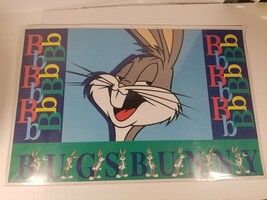 Vintage 1997 Bugs Bunny Placemat Looney Tunes 17 1/2 x 11 1/2 Inches Pre... - $8.46 Vintage 1997 Bugs Bunny Placemat Looney Tunes 17 1/2 x 11 1/2 Inches Pre... - $8.46