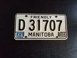 1983 Manitoba Dealer License Plate - $44.00