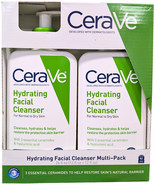 CeraVe Hydrating Facial Cleanser Normal to Dry Skin 2 x 12 Fl Oz - $568.50 MXN