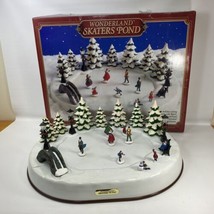 Wonderland Skaters Pond by Christmas Fantasy Ltd 1996 w box complete works - $60.78