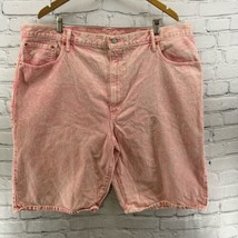 Levi’s 569 Denim Shorts Sz 44 Pink Acid Wash Plus Sz - £31.64 GBP