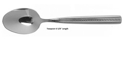 New Wedgwood TUXEDO TEASPOON Stainless Steel Flatware - £12.55 GBP