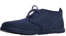 UGG Men Blue Maksim Chukka Casual Suede  Fur Shoes Boots Size US 12 EU 45 - $121.19
