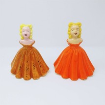 Figurines Southern Belles Holland Mold Hand Painted Ceramic Vintage Decor 7&quot; - £31.10 GBP