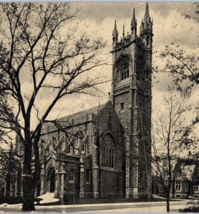 Unitarian Memorial Church Postcard Vintage Fairhaven Massachusetts - £7.84 GBP