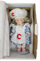 1995 Campbells Kids Miss Sniffles LTD Porcelain Jointed Chef Doll 10&quot; ( RARE ) - £74.77 GBP