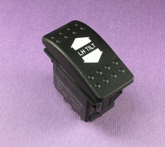 Carling MOMENTARY LH Tilt Rocker Switch SPDT 20A 12VDC  (ON) OFF (ON), V8D1 - $12.75